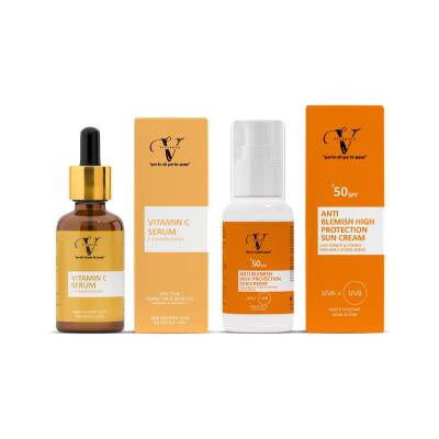 Vitanova 2’li Cilt Bakım Seti Vitamin C Serum Güneş Kremi - 2